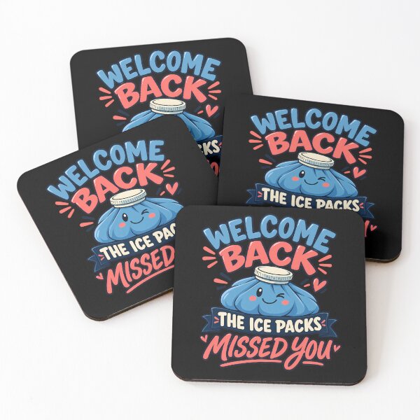 Item preview, Welcome Back The Ice Packs Missed You Nurse Life Quote designed and sold by DarkRelicStudio.