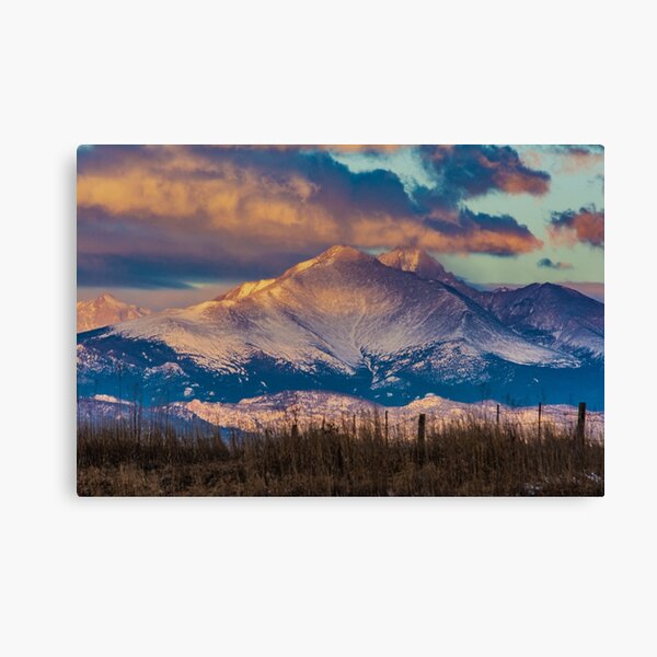Mt Meeker and Longs Peak Sunrise Canvas Print