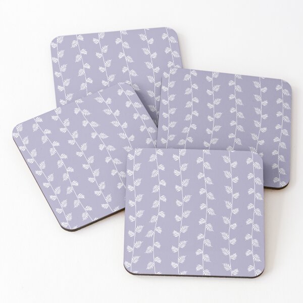 Item preview, Botanic Vein - Lavender Gray White  designed and sold by Fabricatemyart.