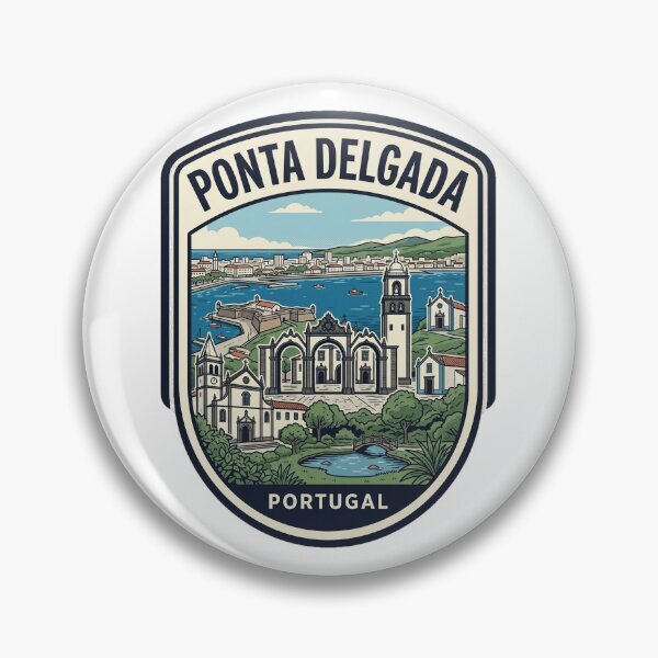 Item preview, Ponta Delgada Azores Portugal Travel Badge designed and sold by k3rstman1.