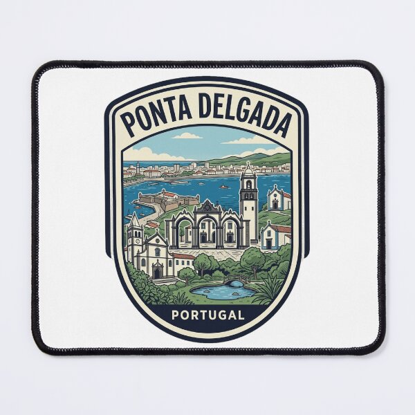 Item preview, Ponta Delgada Azores Portugal Travel Badge designed and sold by k3rstman1.