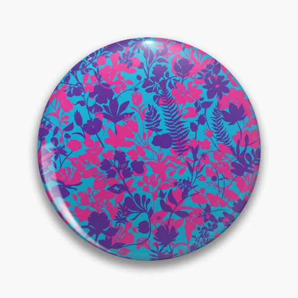 Item preview, Vibrant Blue And Pink Floral Pattern designed and sold by Owcomm.