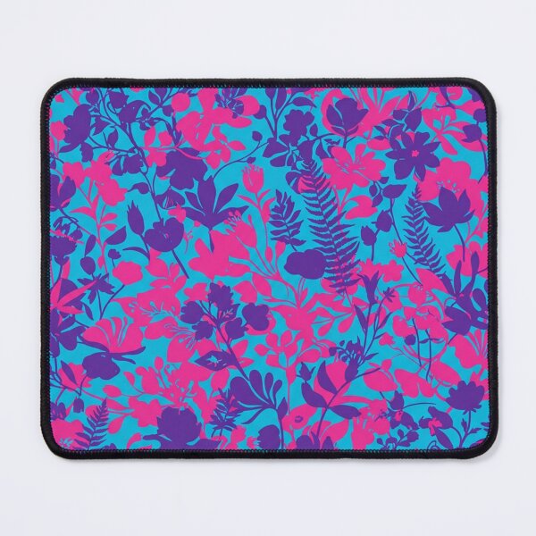 Item preview, Vibrant Blue And Pink Floral Pattern designed and sold by Owcomm.