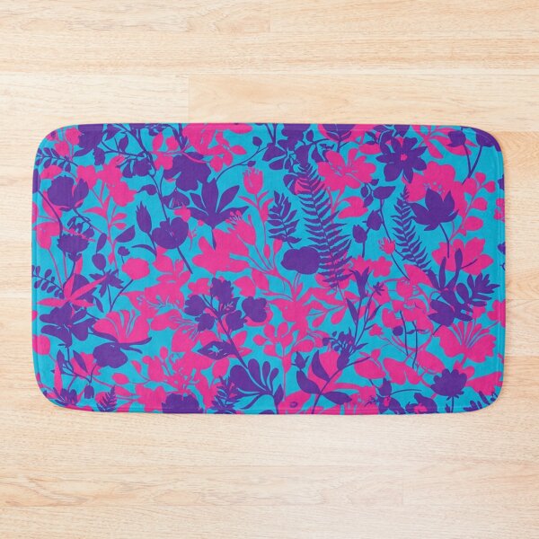 Item preview, Vibrant Blue And Pink Floral Pattern designed and sold by Owcomm.