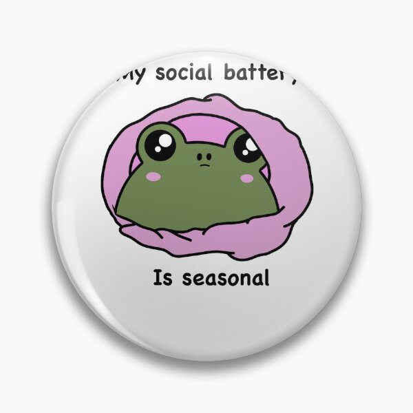 Item preview, My social battery is seasonal designed and sold by Little Chaos Club.