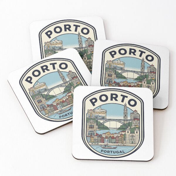 Item preview, Porto Portugal Vintage Travel Badge Illustration designed and sold by k3rstman1.