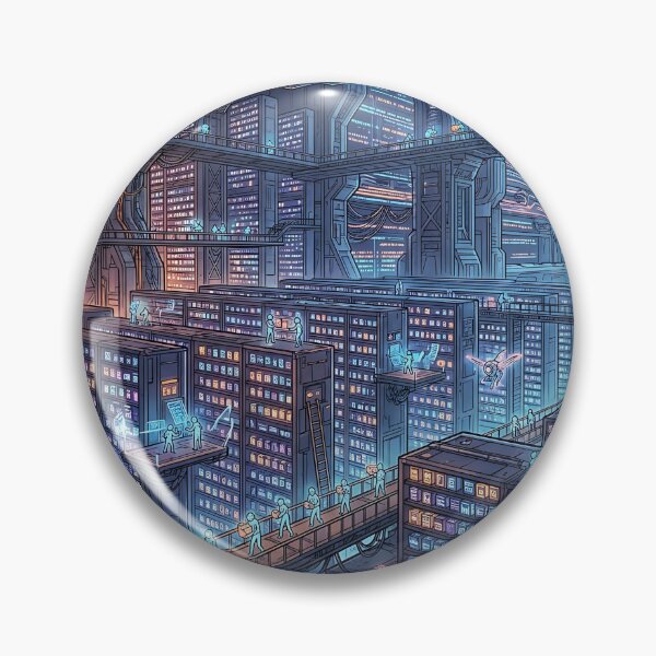 Artikelvorschau, Cyberpunk Neon Datenarchiv Futuristische Serverstadt entworfen und verkauft von Michaelragheb.