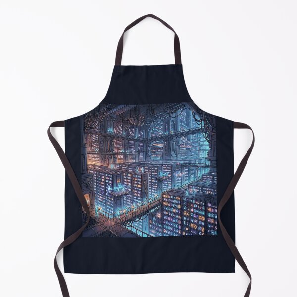 Item preview, Cyberpunk Neon Data Archive Futuristic Server City designed and sold by Michaelragheb.
