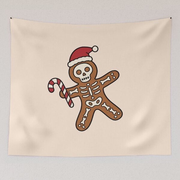 Item preview, Spooky Gingerbread Skeleton — Dark Christmas Holiday designed and sold by wingoo22.