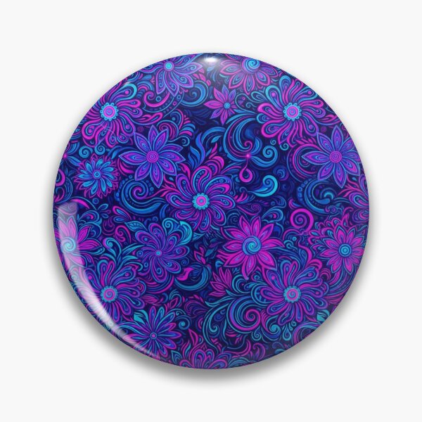 Item preview, Neon Floral Dream Endless Flower Pattern designed and sold by Owcomm.