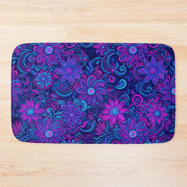 Item preview, Neon Floral Dream Endless Flower Pattern designed and sold by Owcomm.