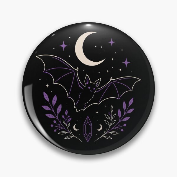 Item preview, Celestial Bat Crescent Moon Gothic Witchy Night designed and sold by Kladhadredo.