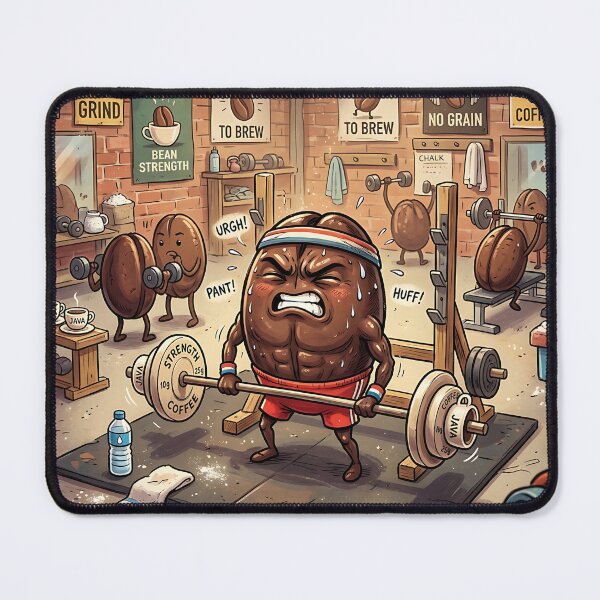 Item preview, Coffee Beans Gym Workout Strong Brew Humor designed and sold by Michaelragheb.