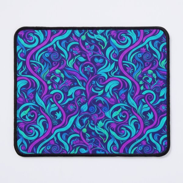 Item preview, Vibrant Floral Swirls and Vines Pattern designed and sold by Owcomm.