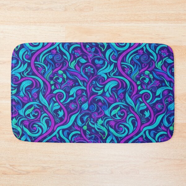 Item preview, Vibrant Floral Swirls and Vines Pattern designed and sold by Owcomm.