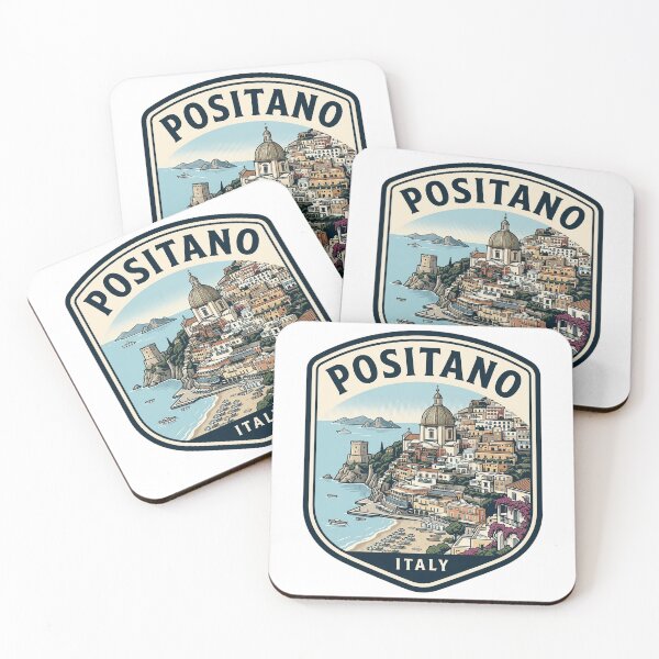 Item preview, Vintage Positano Italy Amalfi Coast Travel Badge designed and sold by k3rstman1.