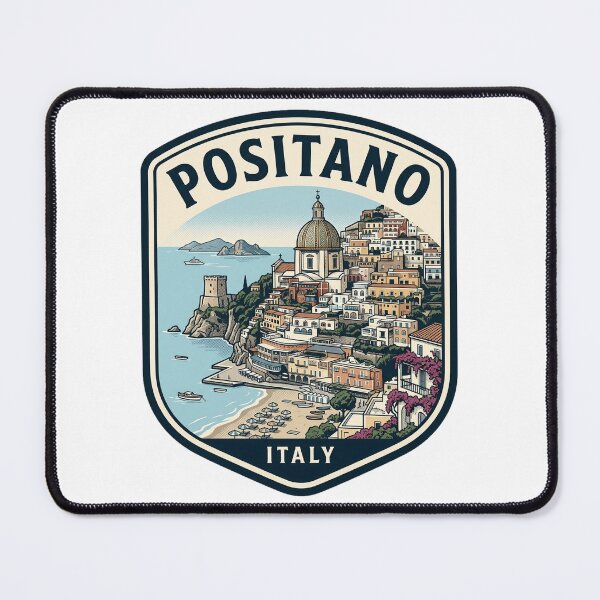 Item preview, Vintage Positano Italy Amalfi Coast Travel Badge designed and sold by k3rstman1.