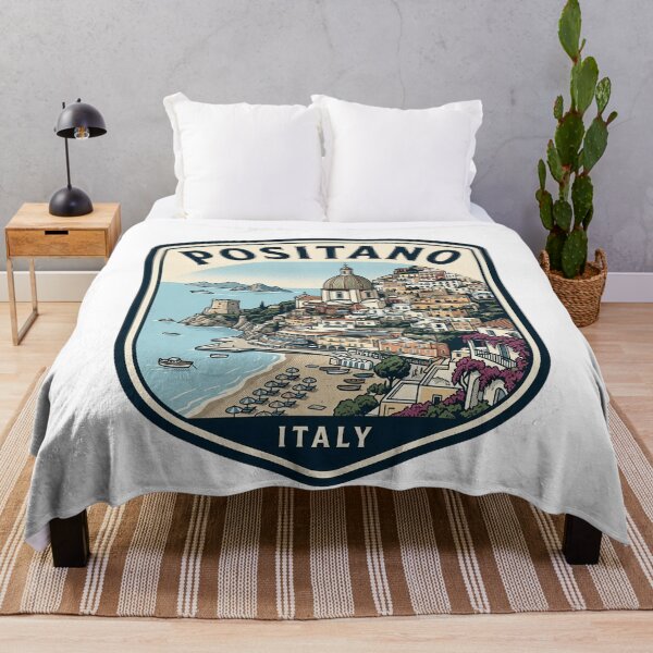Item preview, Vintage Positano Italy Amalfi Coast Travel Badge designed and sold by k3rstman1.