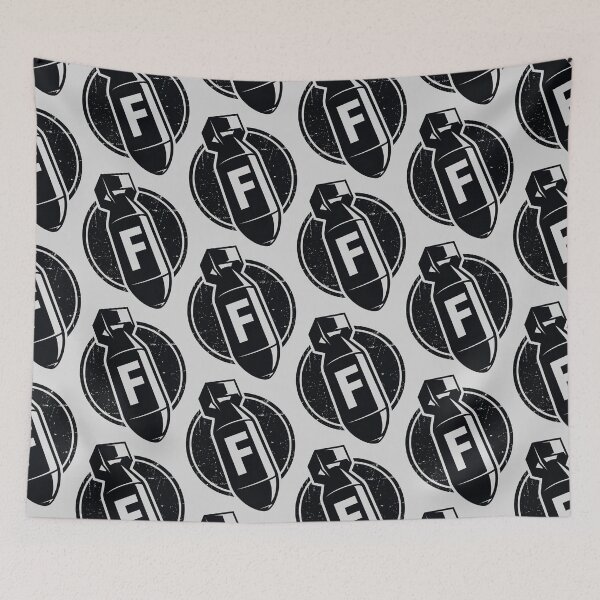 Item preview, Stylized Dropping An F Bomb Icon designed and sold by ThreadRiotTees.