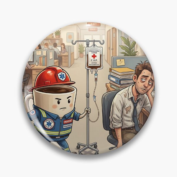 Item preview, Emergency Coffee Paramedic IV Drip Office Rescue designed and sold by Michaelragheb.