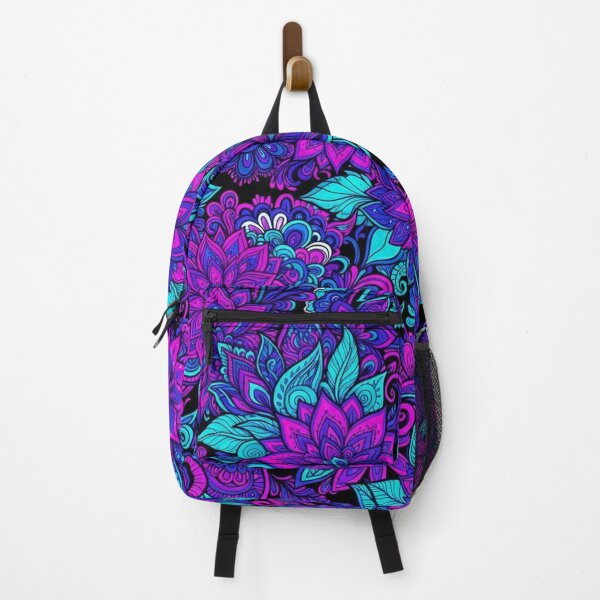 Item preview, Vibrant Neon Floral Paisley Pattern designed and sold by Owcomm.