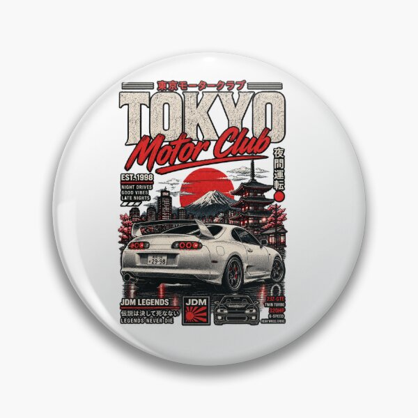 Item preview, Tokyo Motor Club JDM Retro Japanese Street Racing Car designed and sold by iratuslol.