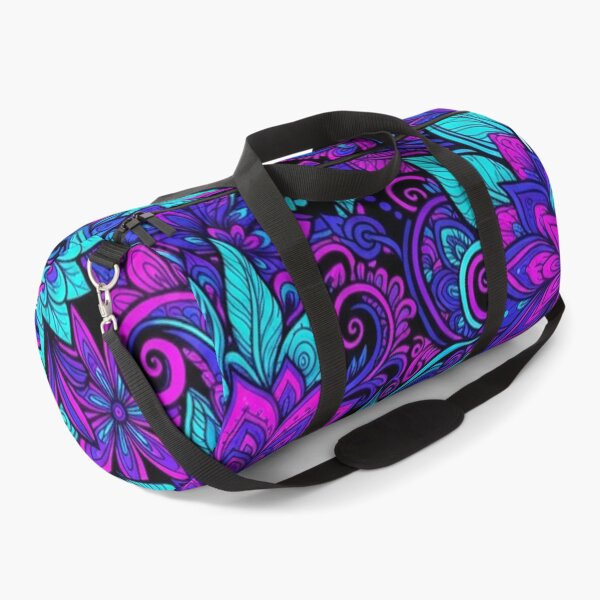 Item preview, Vibrant Neon Floral Paisley Pattern designed and sold by Owcomm.