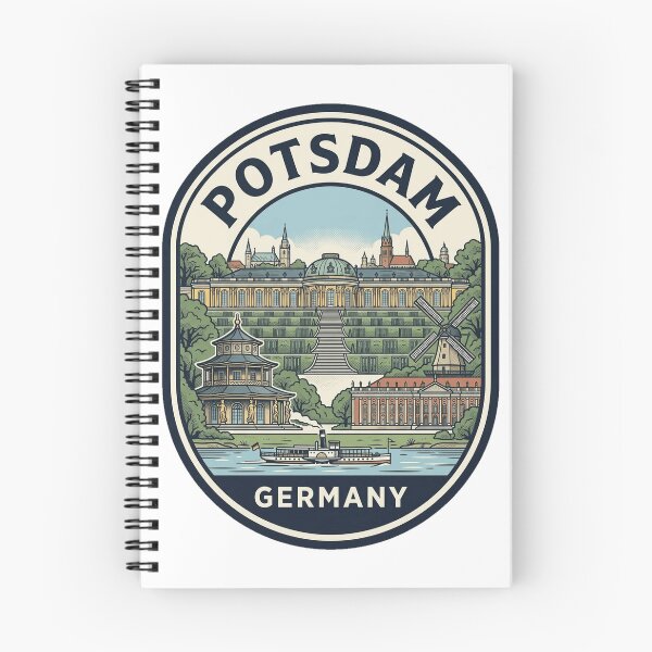 Item preview, Vintage Potsdam Germany Sanssouci Palace Travel Badge designed and sold by k3rstman1.