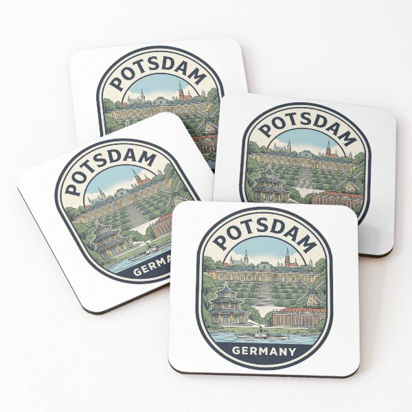 Item preview, Vintage Potsdam Germany Sanssouci Palace Travel Badge designed and sold by k3rstman1.