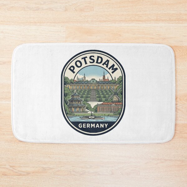 Item preview, Vintage Potsdam Germany Sanssouci Palace Travel Badge designed and sold by k3rstman1.
