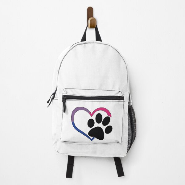 Item preview, bisexual heart paw designed and sold by the-imPAWium.