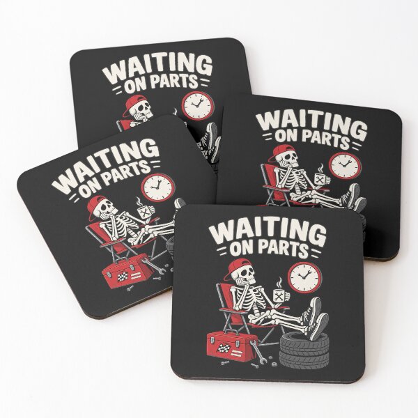 Item preview, Funny Waiting On Parts Mechanic Skeleton Auto Repair Life designed and sold by Kladhadredo.