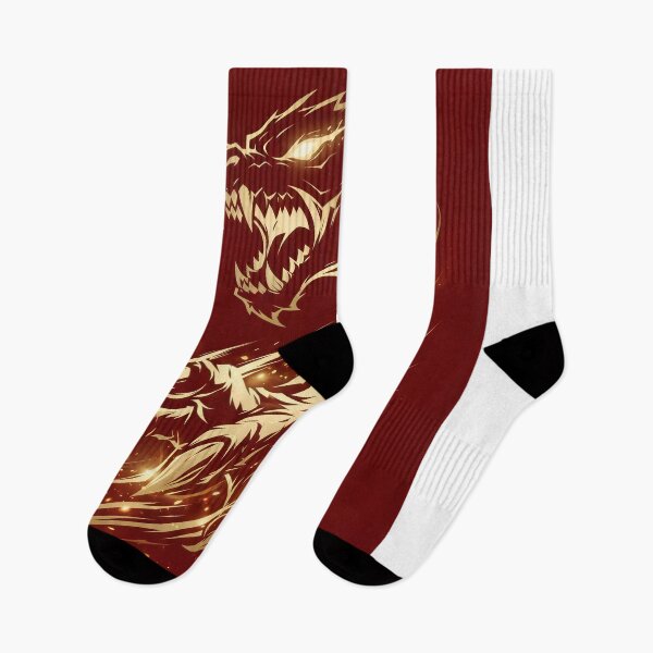 Item preview, golden dragon and maroon  designed and sold by Crimsonmerchant.