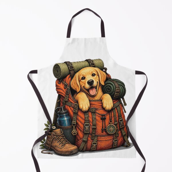 Item preview, Hiking Dog – Labrador Backpack Adventure designed and sold by Digital Culture Studio.