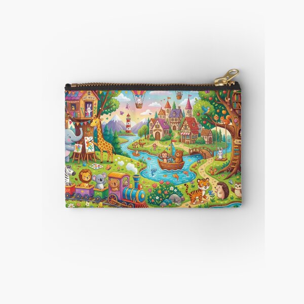 Item preview, Magical Enchanted Forest Cute Animals Jigsaw Puzzle designed and sold by Sema Sema.