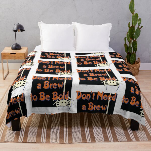 Item preview, Don't Need a Brew to Be Bold Halloween Design designed and sold by ApexDesigners.