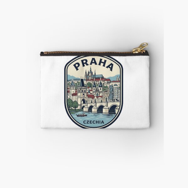 Item preview, Praha Czechia Vintage Travel Badge Skyline designed and sold by k3rstman1.
