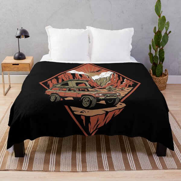 Item preview, Vintage 4x4 Overland Canyon Camping Rooftop Tent Wilderness Badge designed and sold by Animer-art1.