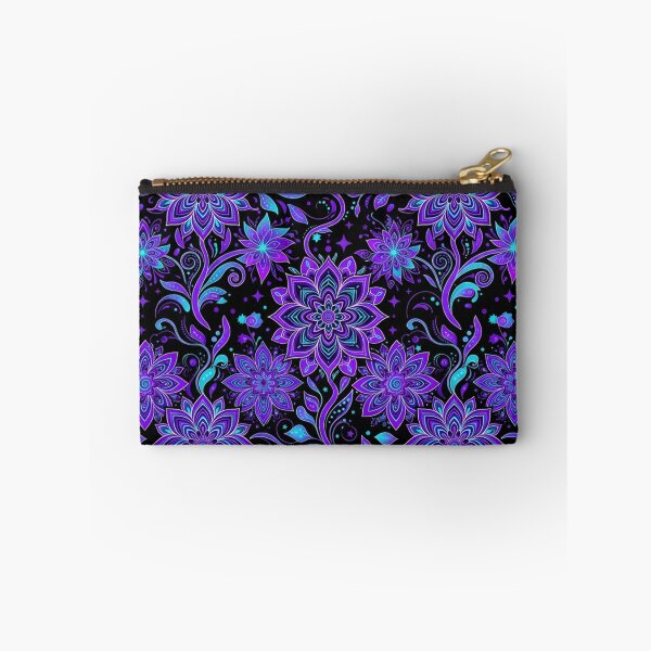 Item preview, Vibrant Purple Cosmic Floral Night Pattern designed and sold by Owcomm.