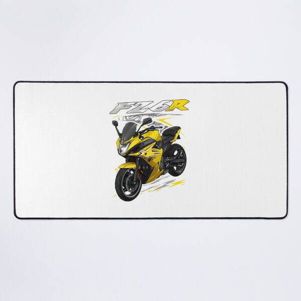 Item preview, Vintage Fzr Cadmium Yellow Sportbike - Classic Retro Motorcycle Art | Limited Edition designed and sold by nanaboachie.