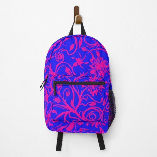 Item preview, Electric Blue and Hot Pink Floral Pattern designed and sold by Owcomm.
