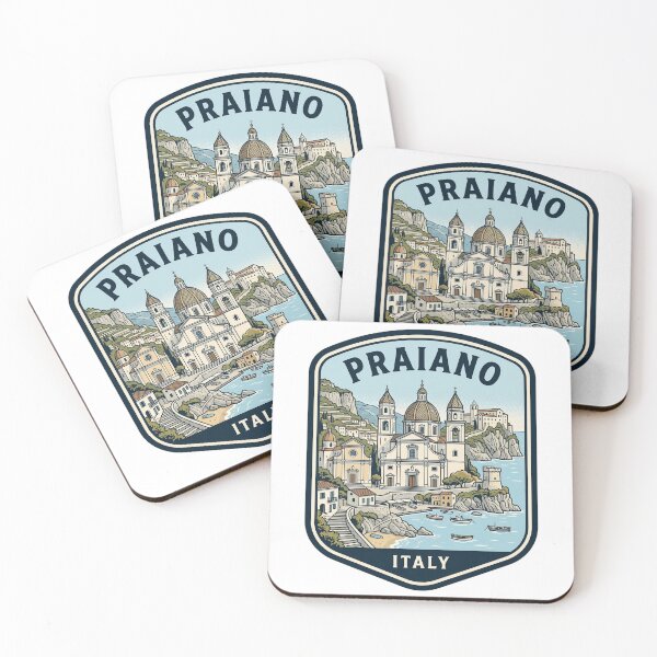 Item preview, Praiano Italy Amalfi Coast Travel Badge designed and sold by k3rstman1.