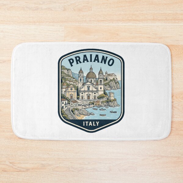 Item preview, Praiano Italy Amalfi Coast Travel Badge designed and sold by k3rstman1.