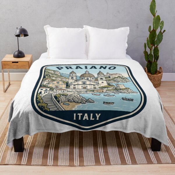 Item preview, Praiano Italy Amalfi Coast Travel Badge designed and sold by k3rstman1.