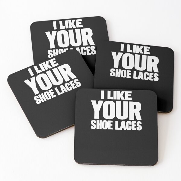Item preview, Funny I Like Your Shoelaces Funny Meme Relating Nostalgia Humor Art designed and sold by elderberry.