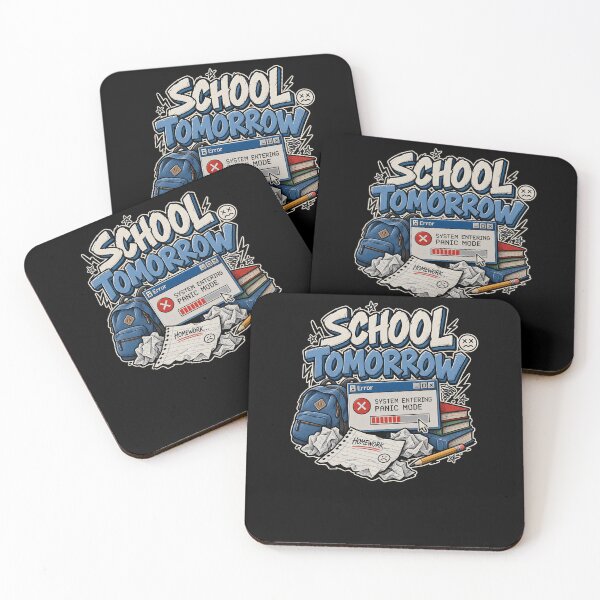 Item preview, Funny School Tomorrow Panic Mode Homework Error Art designed and sold by elderberry.
