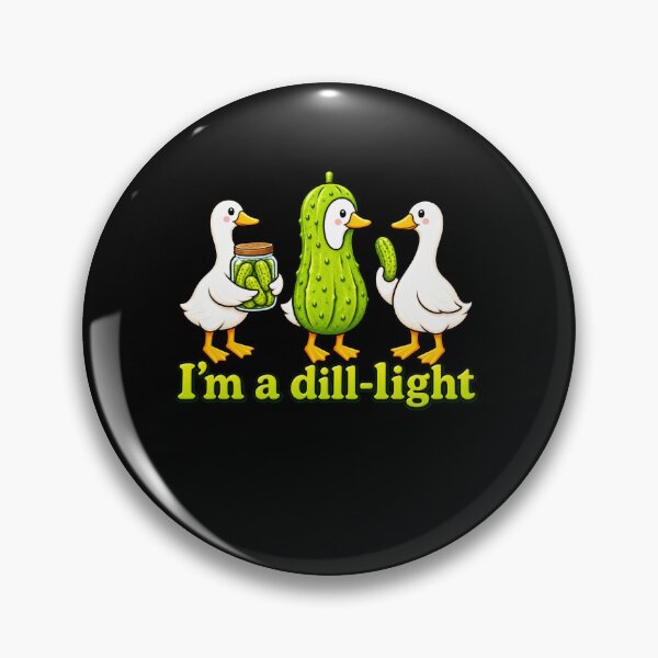 Item preview, Funny I'm a Dill-Light Funny Goose Pickle Pun Art designed and sold by elderberry.