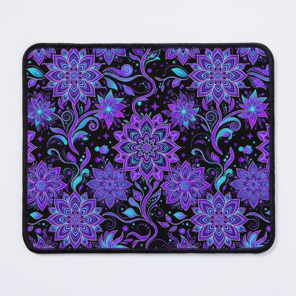 Item preview, Vibrant Purple Floral Magic Pattern Design designed and sold by Owcomm.