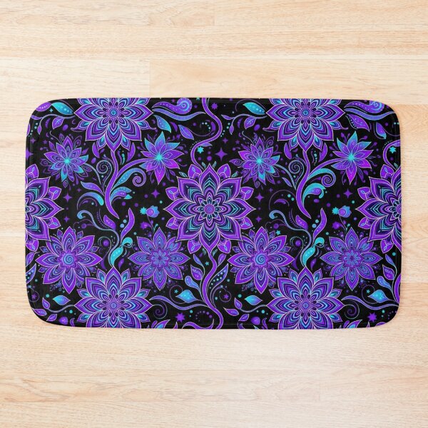 Item preview, Vibrant Purple Floral Magic Pattern Design designed and sold by Owcomm.