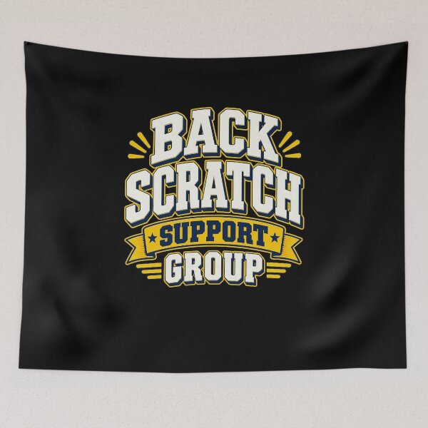 Item preview, Back Scratch Support Group Humorous Club Badge designed and sold by elderberry.